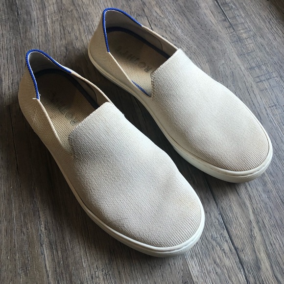 Rothy’s Sneaker Slip On in Sand - Picture 1 of 5